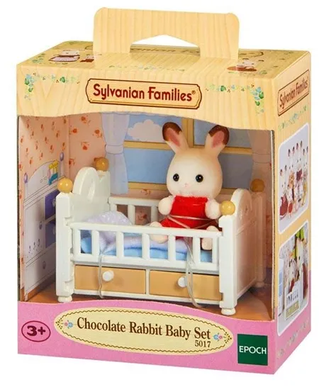 Sylvanian Families Chocolate Rabbit Baby Set